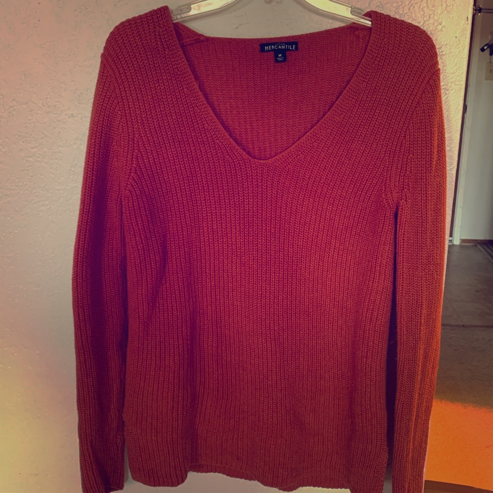 J Crew Factory Pumpkin Sweater